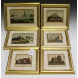 A group of six Victorian Isle of Wight sand pictures, three by Edward Dove, the others probably by