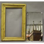 A Victorian stripped pine rectangular framed wall mirror, 135cm x 88cm.Buyer’s Premium 29.4% (