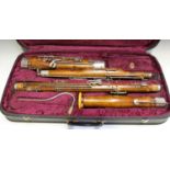 A mid-20th century 'Imperial' bassoon by Boosey & Hawkes, serial number '87237', cased (some