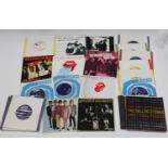 A collection of 7" records by The Rolling Stones, including the EPs 'Five by Five' and 'Got Live