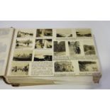PHOTOGRAPHS. Two albums containing over 1400 mounted black and white photographs, mostly small
