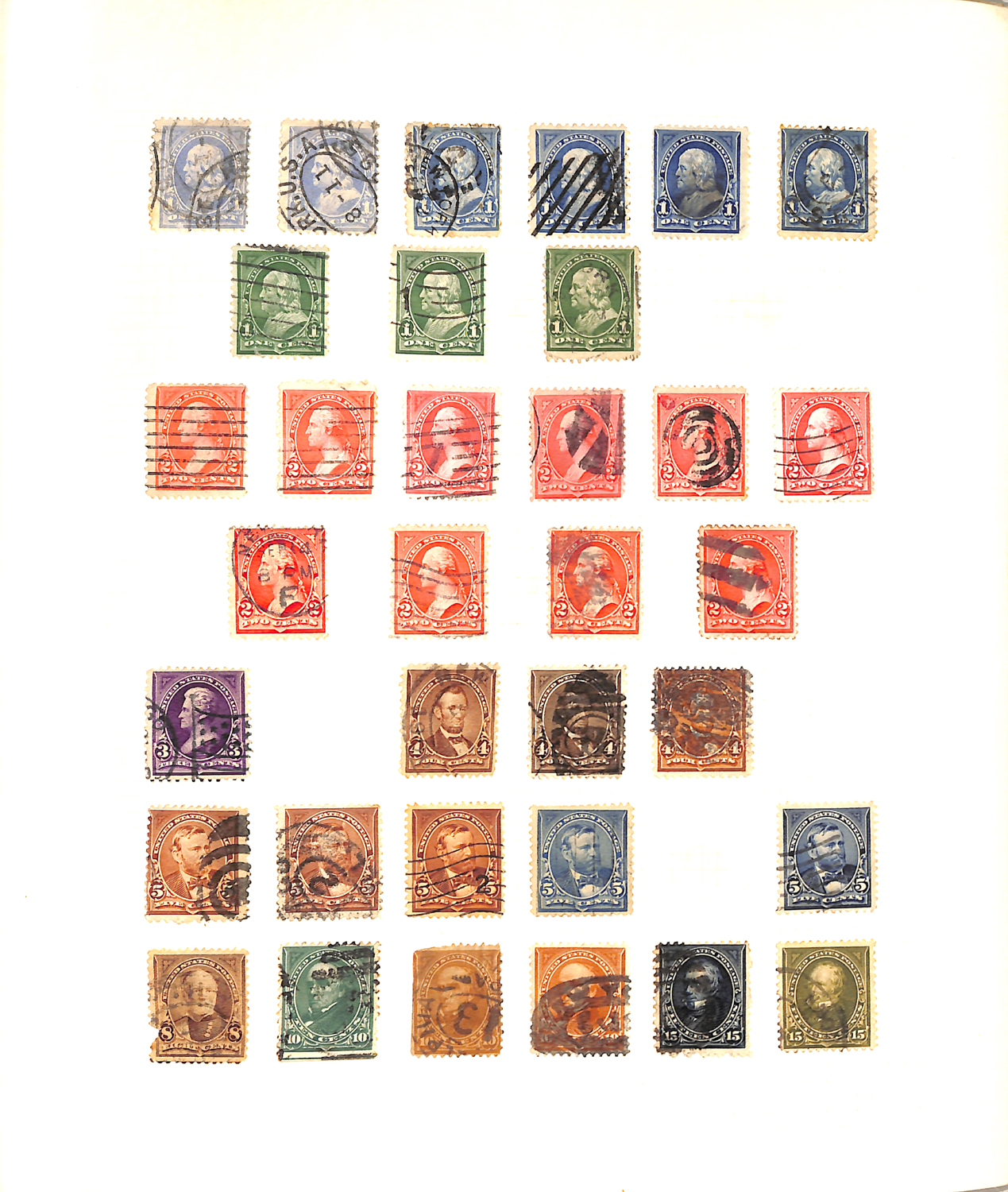 A collection of USA stamps in three albums and loose album leaves from 1861 to modern, mint and - Image 5 of 7