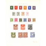 A collection of world stamps within four albums, including Great Britain, mint and used from