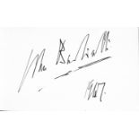 AUTOGRAPHS. An album of autographs including leaves signed by Sir John and Evelyn Barbirolli,