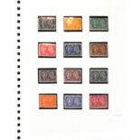 A Canada stamp album page with 1897 Jubilee mint set of twelve, ½ cent to $1.Buyer’s Premium 29.