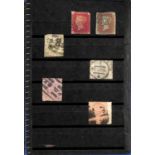 A small group of stamps, including Great Britain from Queen Victoria used, a roll of one hundred 1st