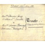 DOCUMENTS. Two Victorian mortgage documents for property in Brighton dated 1863 and 1866, together