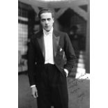 BUCHANAN, Jack. A signed and dedicated black and white photograph of Jack Buchanan, 29cm x 19cm,