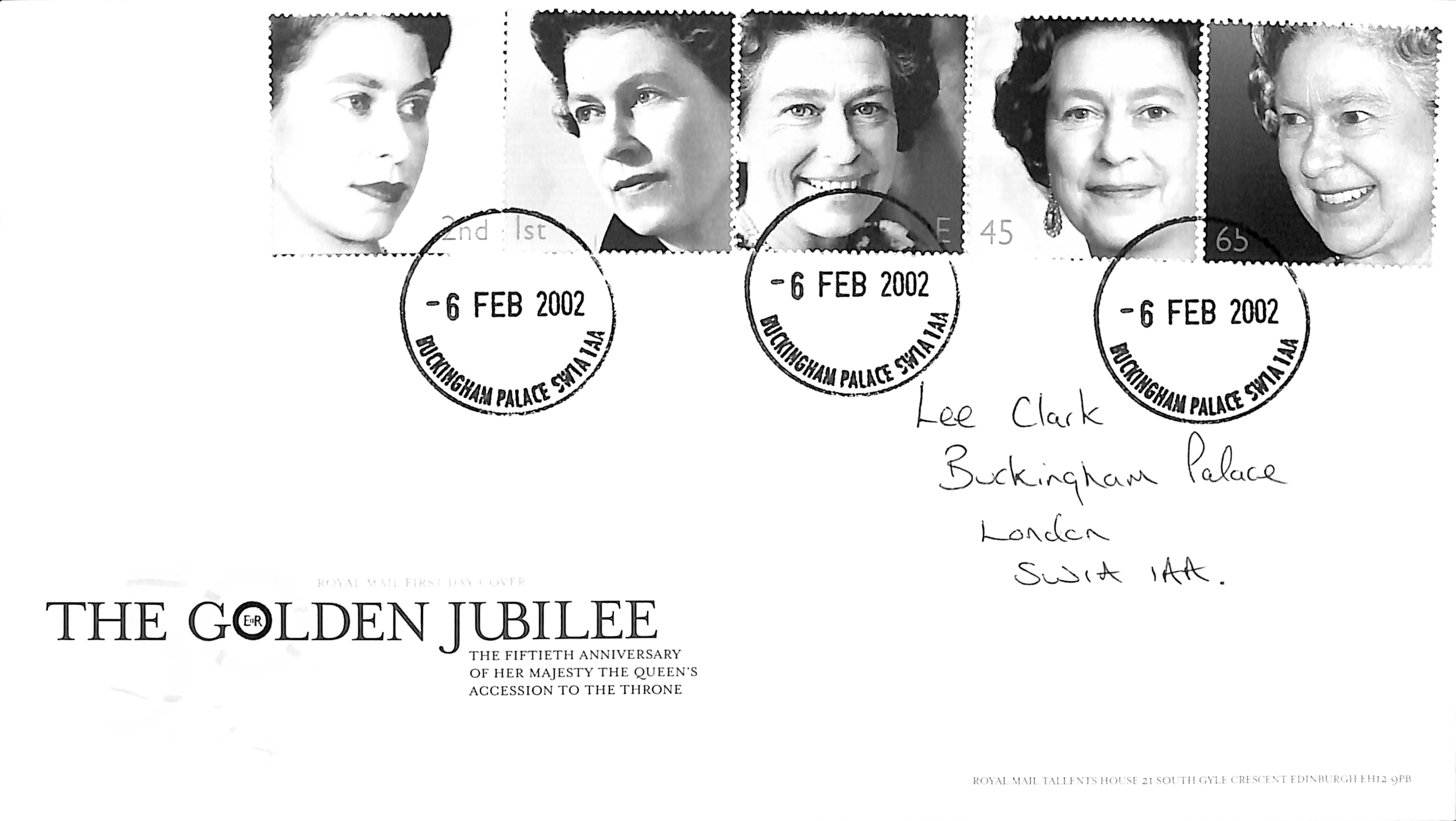 A Great Britain royalty group of five first day covers, including 1997 Golden Wedding set with - Image 5 of 5