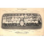 A printed postcard of the Portsmouth F.C. team 1902-03, including football player's names.Buyer’s