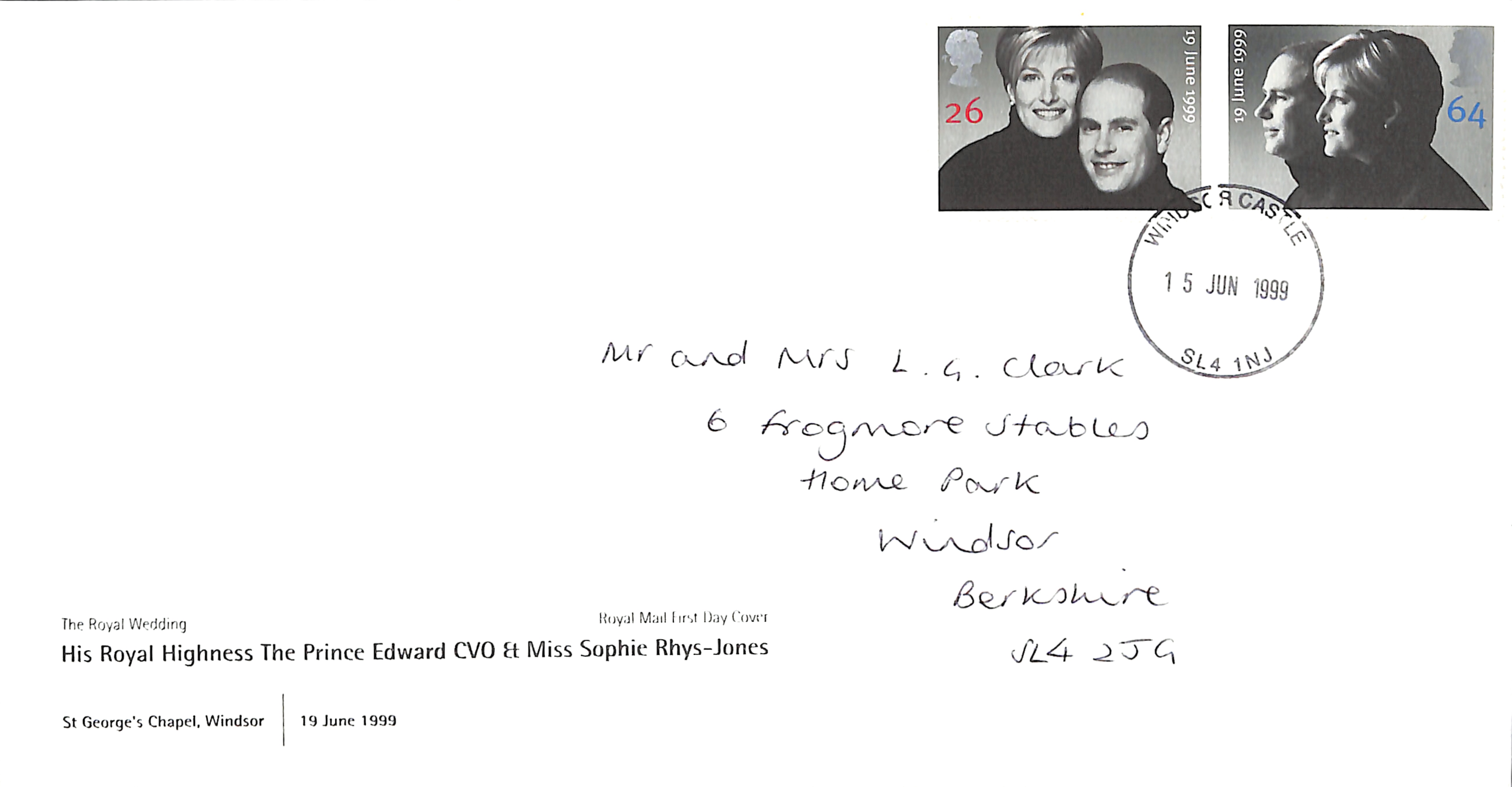 A Great Britain royalty group of five first day covers, including 1997 Golden Wedding set with - Image 4 of 5