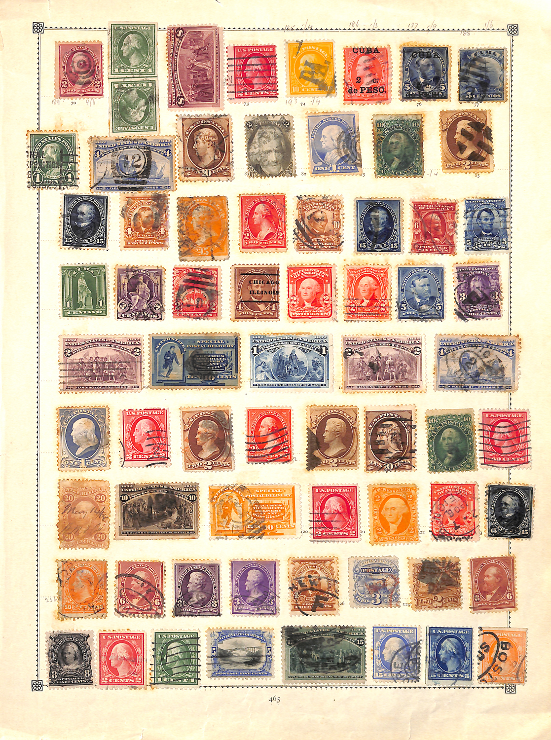 A collection of USA stamps in three albums and loose album leaves from 1861 to modern, mint and - Image 3 of 7