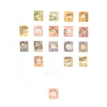 A collection of Germany stamps in ten albums and a stock book, including German States, Bavaria,