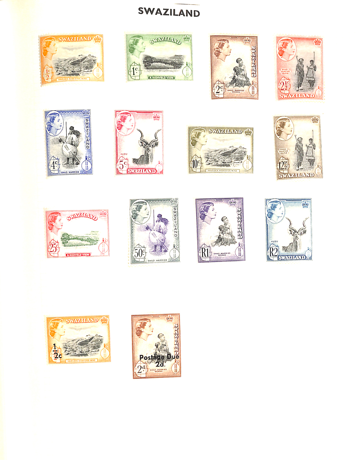 A collection of world stamps in fifteen albums and a stock book, including Russia with British