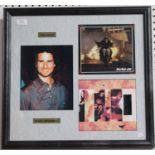 AUTOGRAPH. A signed digital photograph of Tom Cruise, 23.5cm x 19cm, framed with three frames of the