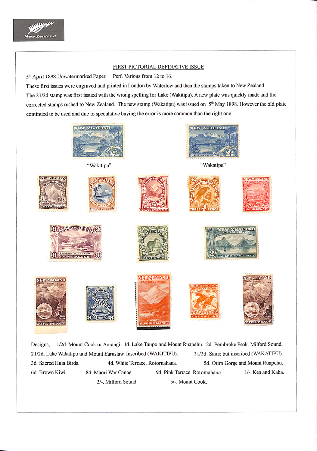 A collection of New Zealand stamps in five albums, folder and loose sheets from 1857 imperf - Image 5 of 6