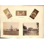 INDIA. 6 albumen-print photographs of India mounted double-sided, circa 1880-90, including 'The