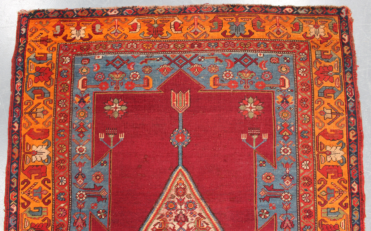 A Garabagh rug, South-east Caucasus, early 20th century, the deep claret field with an ivory - Image 3 of 3