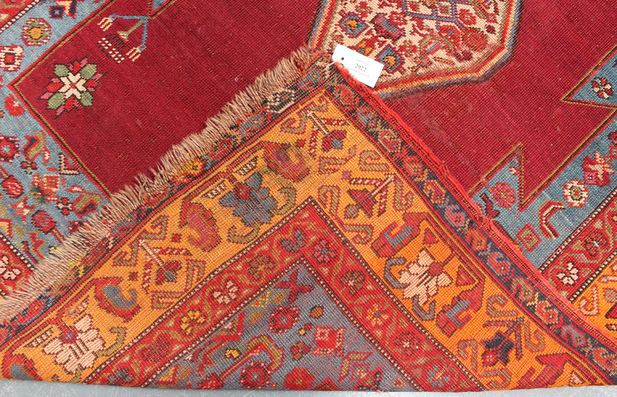 A Garabagh rug, South-east Caucasus, early 20th century, the deep claret field with an ivory - Image 2 of 3