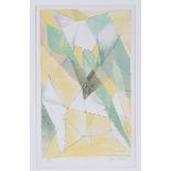Jacques Villon - Abstract Composition, colour lithograph, proof outside the edition, signed and