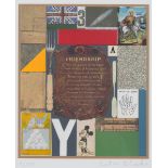 Peter Blake - Wooden Puzzle Series: Friendship, colour silkscreen with collage, published 2013,