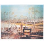 Sidney Nolan - Ned Kelly, colour screenprint circa 1973, signed and editioned 11/100 in pencil,