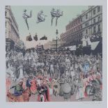 Peter Blake - London Suite: Regent Street, Dancing, colour silkscreen, published 2012, signed and