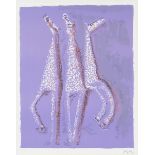 Marino Marini - Aquarius, lithograph in colours circa 1978, signed with initials in blue crayon