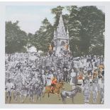 Peter Blake - London Suite: Regents Park, The Runaway Donkeys, colour silkscreen, published 2012,