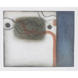 Douglas Portway - Abstract Composition, colour etching, signed and editioned 37/50 in pencil,