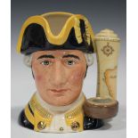 A Royal Doulton limited edition Captain James Cook character jug, D7077, No. 82 of 2500.Buyer’s