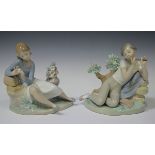 Two Lladro figures, including Rosalinda, No. 4836.Buyer’s Premium 29.4% (including VAT @ 20%) of the