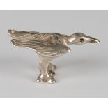 A Moshe Oved silver ring, circa 1940s, modelled as a soaring bird, detailed to base 'Soar above