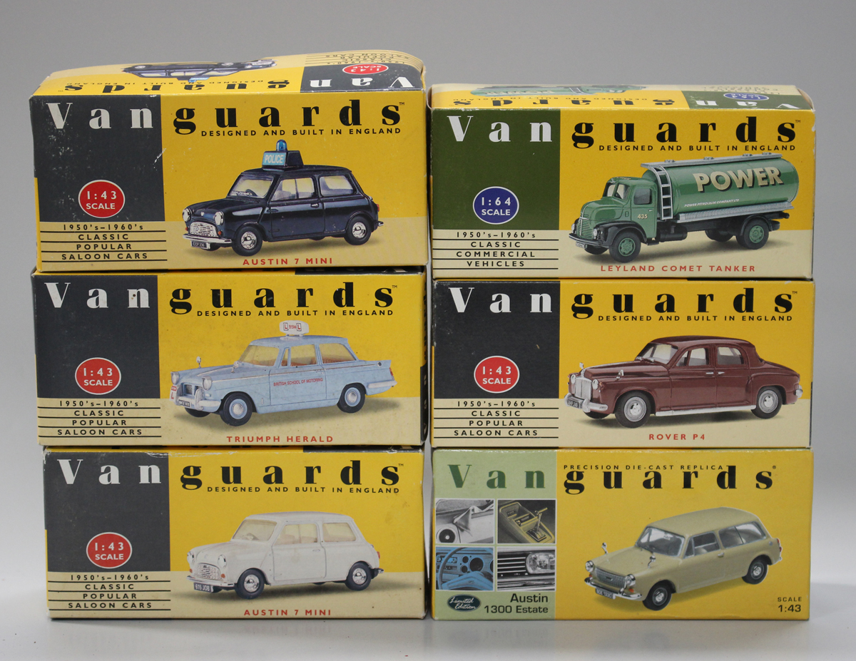 A collection of Lledo Vanguards cars and commercial vehicles, including a Bedford 'S' type van ' - Image 2 of 2