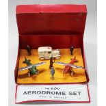 A Kay No. 1 Aerodrome Set, comprising a Taylor & Barrett ambulance, two high wing monoplanes, a