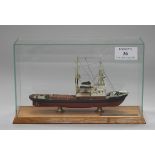 A Classic Ship Collection model CSC 4004 'Pacific', within a clear plastic and wood display case,