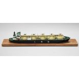 Four Carat diecast waterline model ships, comprising No. C-10 tanker 'Tartar', No. C-34 bulk carrier