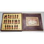 A French C.B.G. Mignot soldiers of the line lead figure part set, boxed (playwear, paint chips,