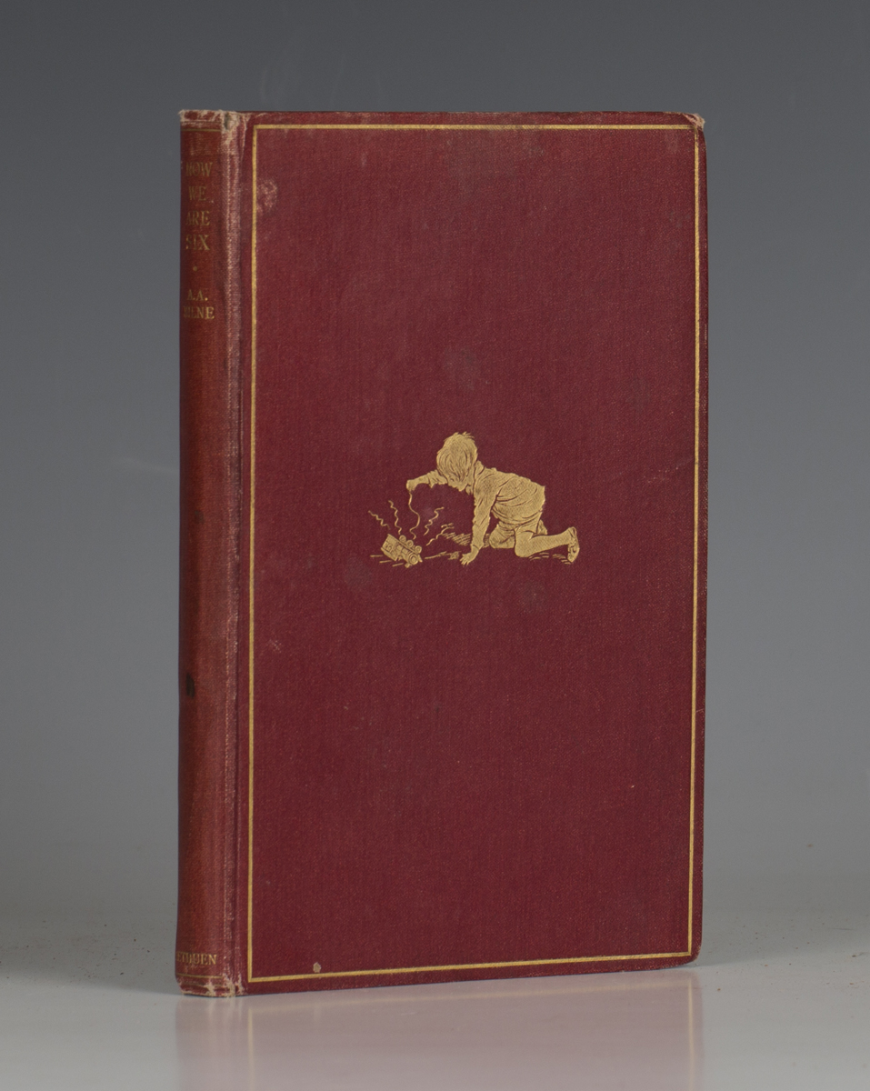 MILNE, A.A. Now We Are Six. London: Methuen & Co. Ltd., 1927. First edition, 8vo (189 x 119mm.)