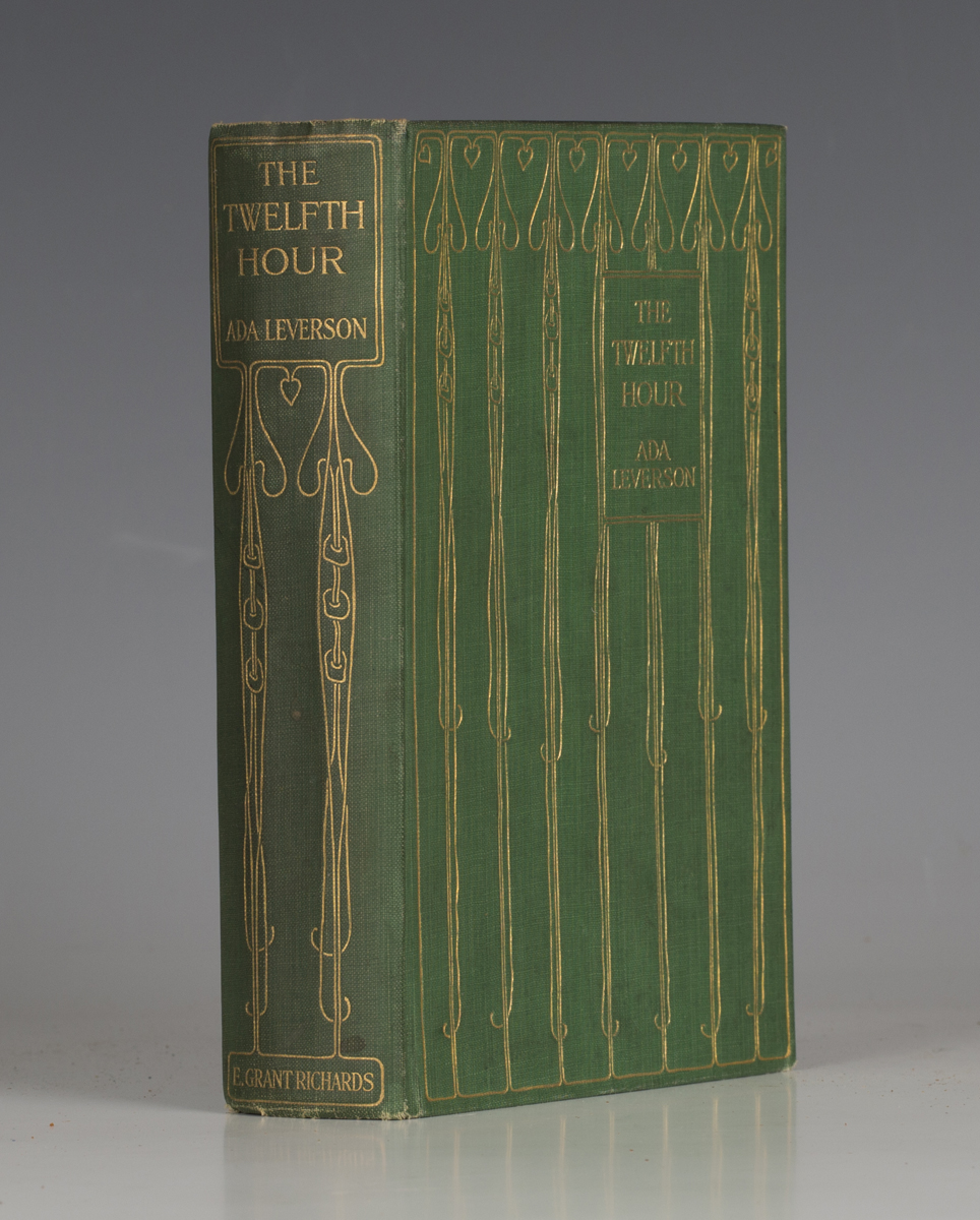 LEVERSON, Ada. The Twelfth Hour. London: E. Grant Richards, 1907. First edition, 8vo (193 x