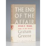 GREENE, Graham. The End of the Affair. London: William Heinemann, 1951. First edition, 8vo (181 x
