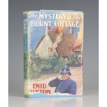 BLYTON, Enid. The Mystery of Burnt Cottage. London: Methuen & Co., 1952. Reprint, signed by Enid