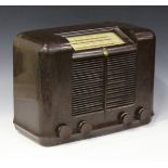 A Westminster brown Bakelite radio, model C.T.A. 5350, width 46cm.Buyer’s Premium 29.4% (including