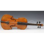 A violin, bearing interior label detailed 'Antonius Straduvarius...', length of back excluding