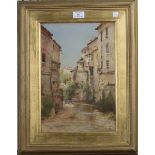 Percy Dixon - 'Granada', watercolour, signed and dated 1894, 36cm x 24.5cm, within a gilt