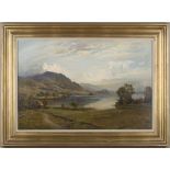 James Heron - 'Loch Ard', late 19th/early 20th century oil on canvas, signed recto, titled label