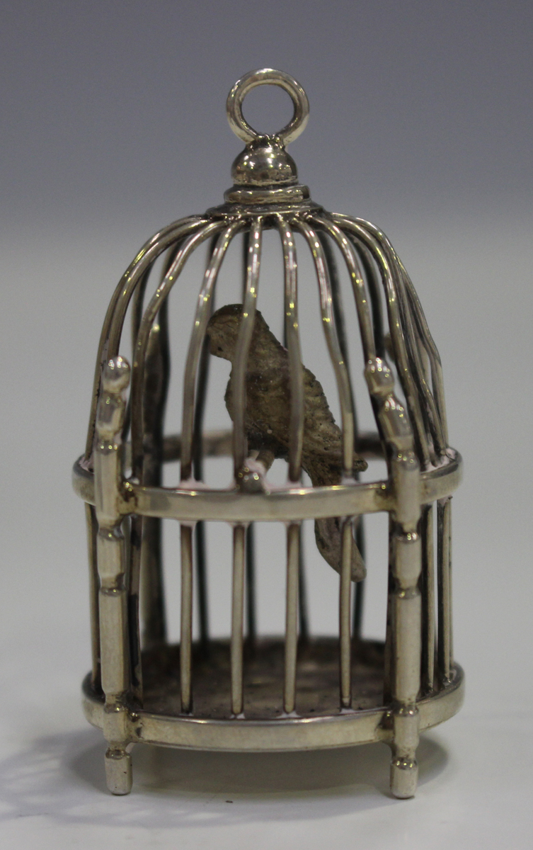 A late 19th century Dutch silver novelty box and cover, modelled in the form of a house, marked to - Image 8 of 14