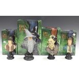 Four Sideshow Weta 'The Lord of the Rings, The Fellowship of the Ring' busts, comprising 'Gandalf