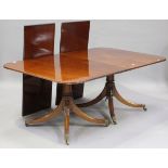 A set of eight late 20th century Hepplewhite style mahogany dining chairs, retailed by Harrods,