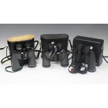 Three pairs of binoculars, comprising Swift Newport Mk II 10 x 50, Pentax Model No. 604 10 x 50